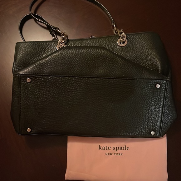 EUC- Kate Spade Black Medium Satchel with Dust Bag - Picture 5 of 5